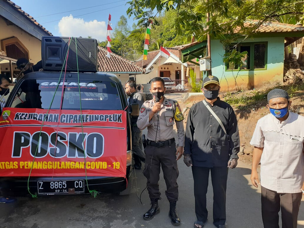 Cipameungpeuk Sosialisasi AKB, Ini Sanksi Bagi Pelanggar