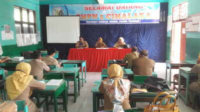 SMPN 1 Cimalaka Evaluasi Pelaksanaan BDR