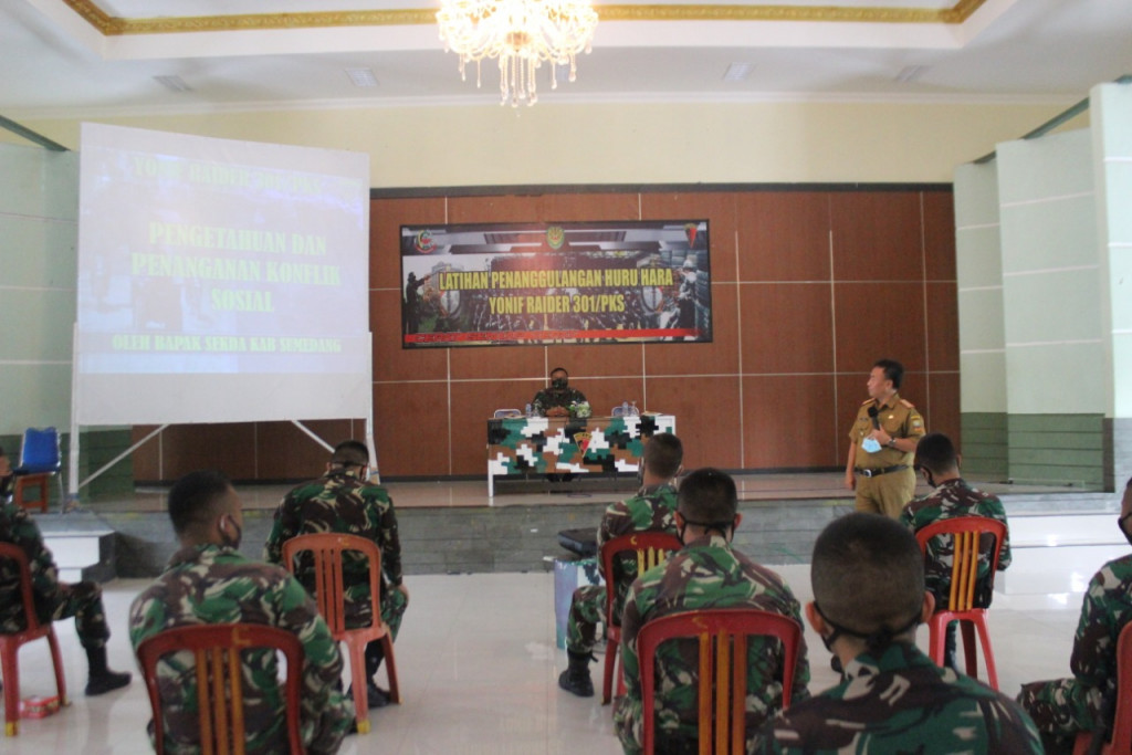 Jadi Pemateri Raider 301, Sekda Sumedang Bahas 3 Ancaman Dinamis