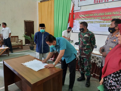 Deklarasi Damai Pilkades Serentak Digelar Di 6 Titik