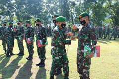 Ini 5 Personel Terbaik Kodim 0610 Yang Dilepas Ke Kodam XVIII/Kasuari