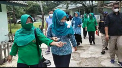 PKK dan Persit Dim 0610 Bersinergi Tingkatkan Ketahanan Pangan