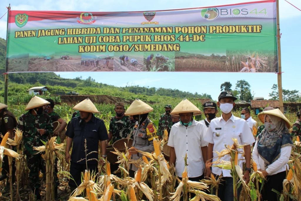 Kodim 0610 Produktifkan Lahan Tidur