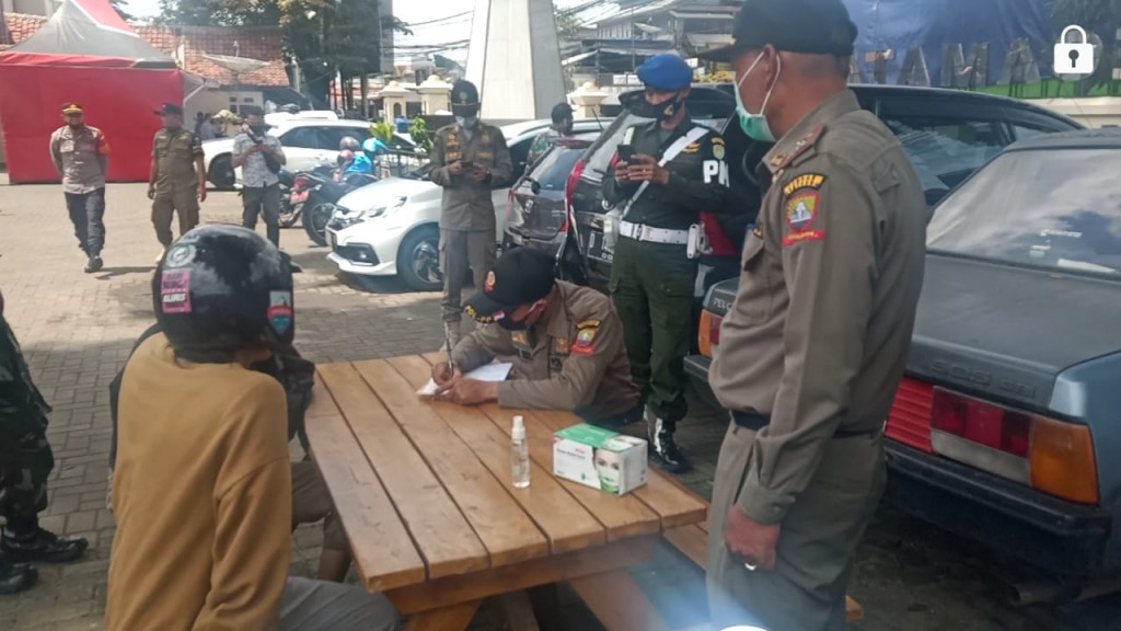37 Orang Tanpa Masker Terjaring Razia Prokes