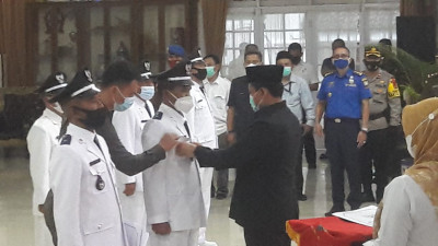 Bupati Sumedang Lantik 88 Kepala Desa Terpilih