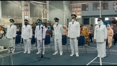 6 Kades Di Jatinangor Dilantik Secara Virtual