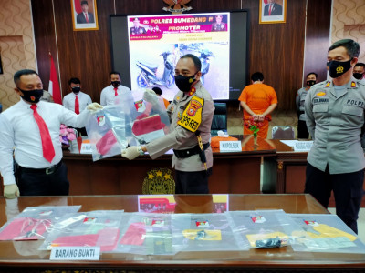 Polres Sumedang Bekuk 2 Kelompok Pelaku Curanmor