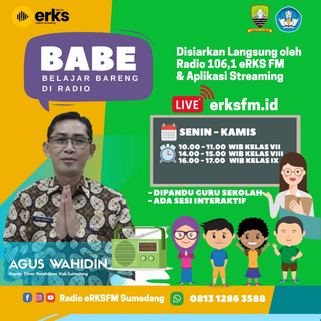 Dukung BDR, eRKS FM Tayangkan Babe di Radio 