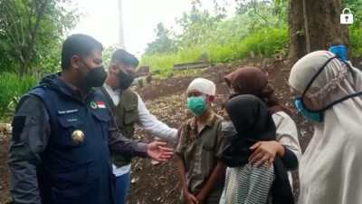 Wabup Layat Anggota Kwarcab Korban Longsor