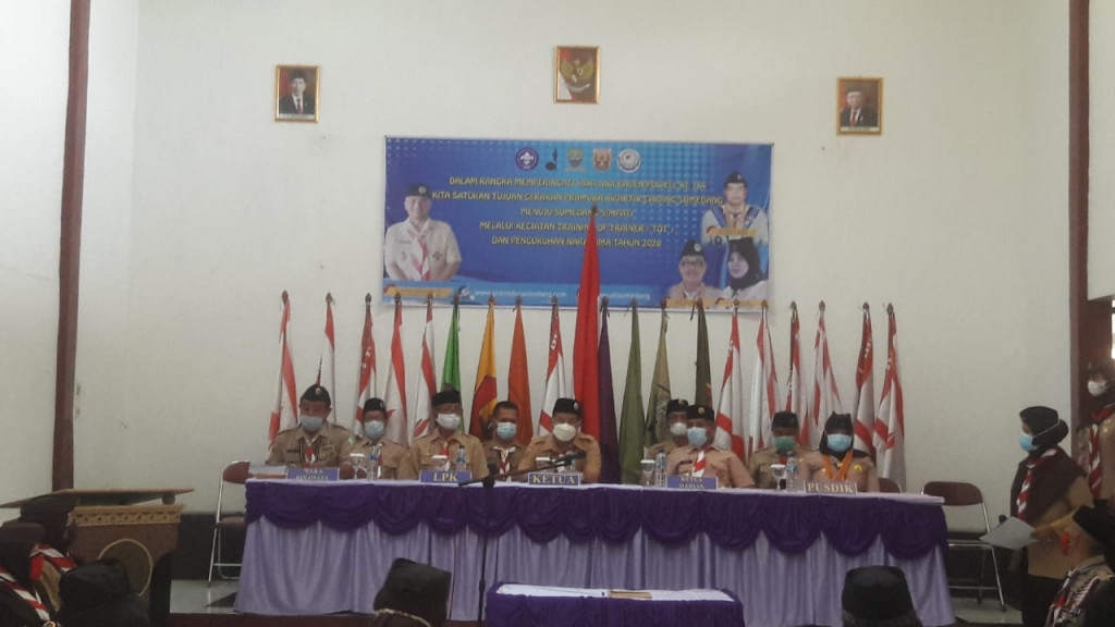 Tutup Kegiatan TOT Pramuka, Erwan Sampaikan Pesan Ini