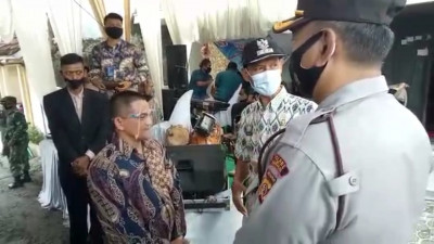 Satgas Cimalaka Kampanyekan Prokes Covid-19