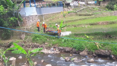 Transfer Ilmu Lewat Simulasi Bencana Di Sumedang Selatan
