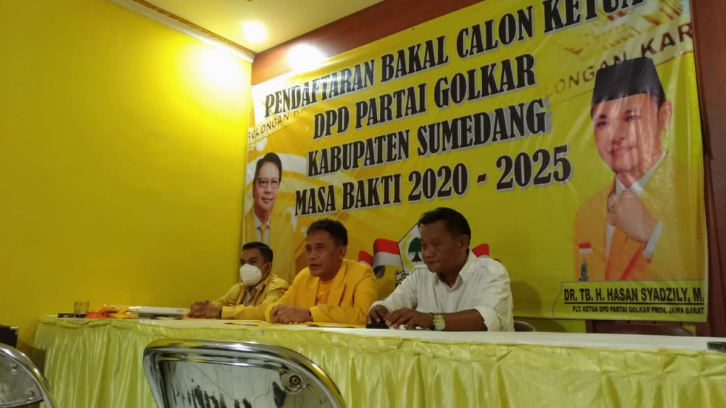 Pendaftar Balon Ketua Golkar Sumedang Hanya Seorang