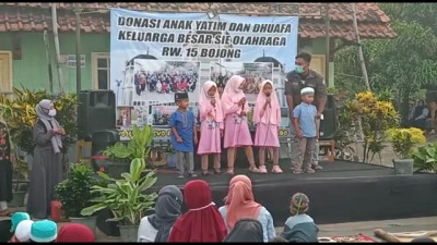 Aksi Berbagi Untuk Anak Yatim Di Dusun Bojong