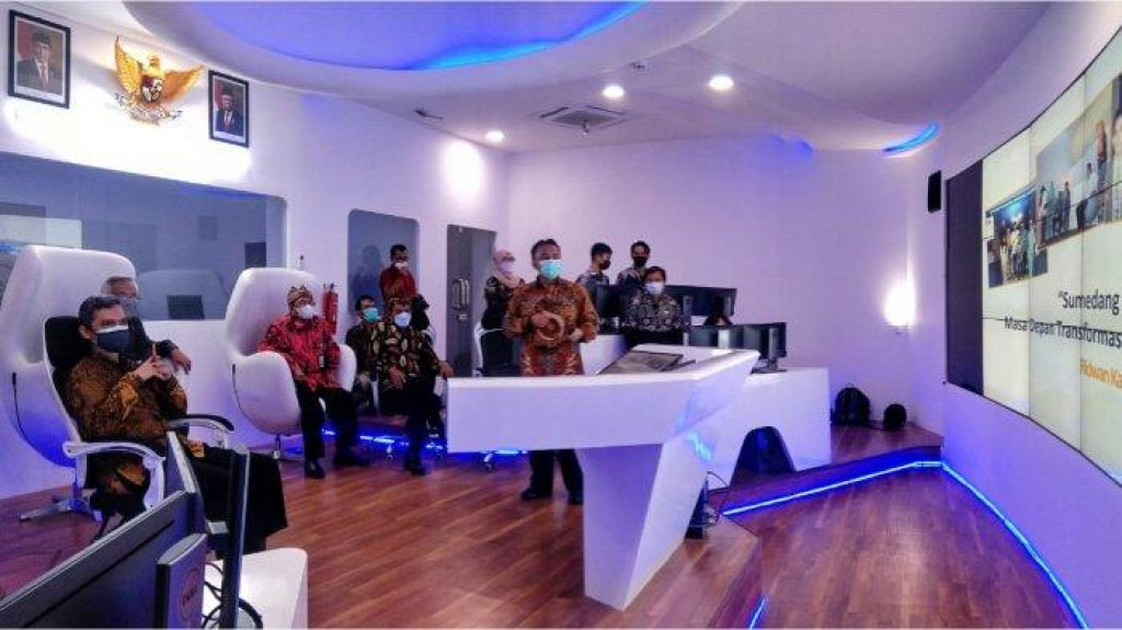 PDTT RI Sowan ke Command Center Sumedang