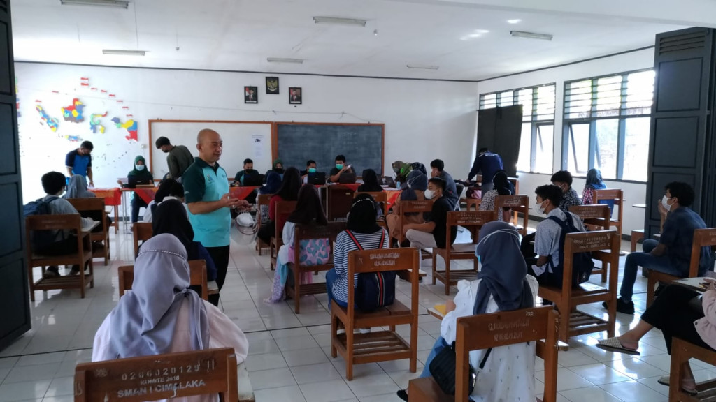 1.000 Pelajar Sumedang Jalani Vaksinasi