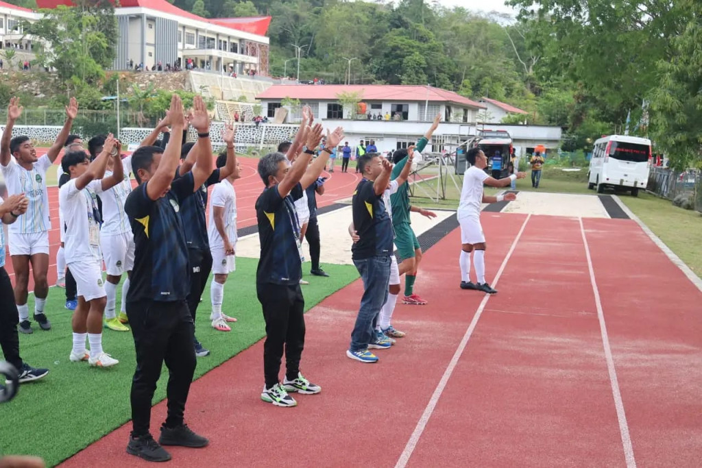 Manager Sepak Bola PON  Jabar Bangga Timnya Melenggang ke 6 Besar