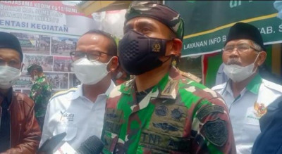 Bersinergi Dengan Baznas, Kodim 0610 Sumedang Realisasikan Rutilahu