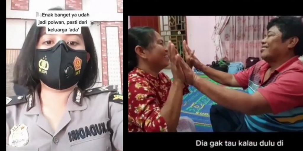 Dikira Anak Orang Kaya, Polwan Cantik ini Ternyata Ibunya Pemulung dan Ayah Sopir Truk