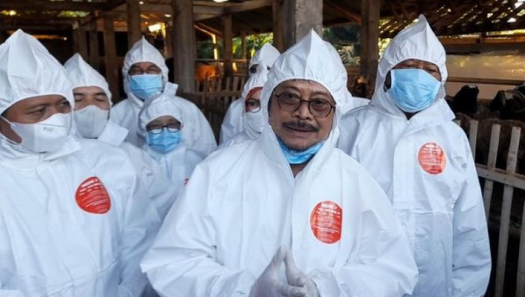 Menteri Pertanian Tinjau Kasus Positif PMK di Sumedang, Ini Hasilnya!