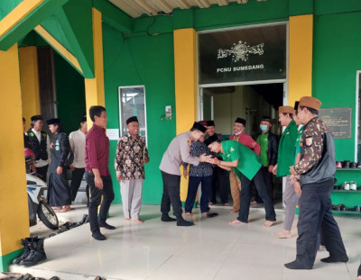 Kapolres Sumedang Laksanakan Silaturahmi Kamtibmas Ke PC NU KAbupaten Sumedang