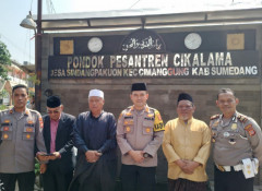 Kapolres Sumedang Laksanakan Silaturahmi Kamtibas Ke Pesantren Cikalama