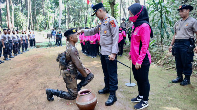 Polres Sumedang Laksanakan Bina Tradisi Dan Pembaretan Terhadap Bintara Baru