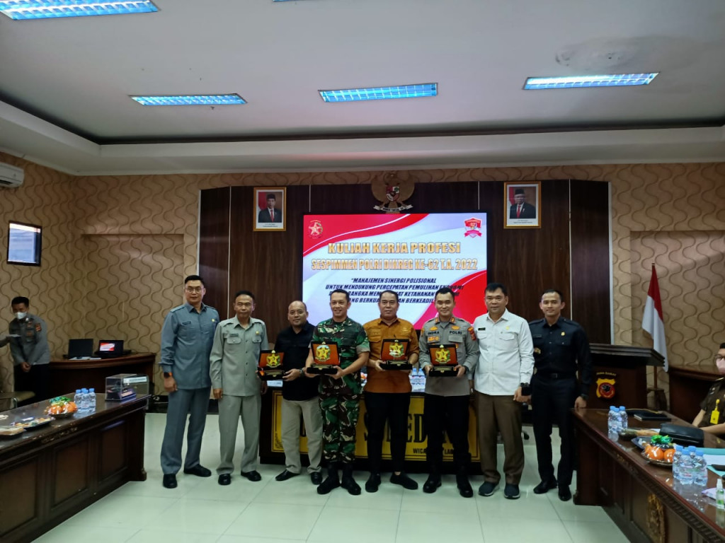 Siswa Sespimen Polri Laksanakan Kuliah Kerja Profesi di Polres Sumedang