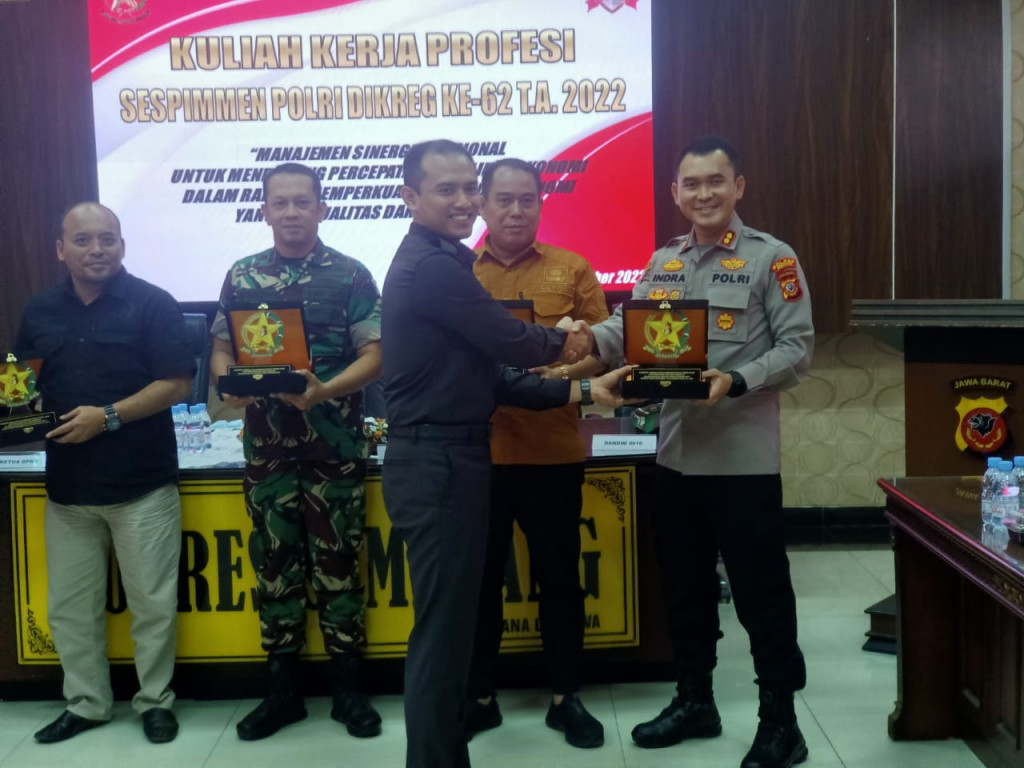 Siswa Sespimen Polri Laksanakan Kuliah Kerja Profesi di Polres Sumedang