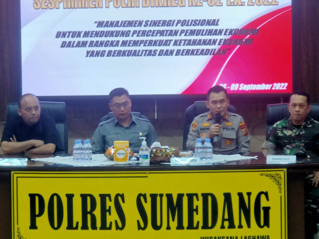 Siswa Sespimen Polri Laksanakan Kuliah Kerja Profesi di Polres Sumedang