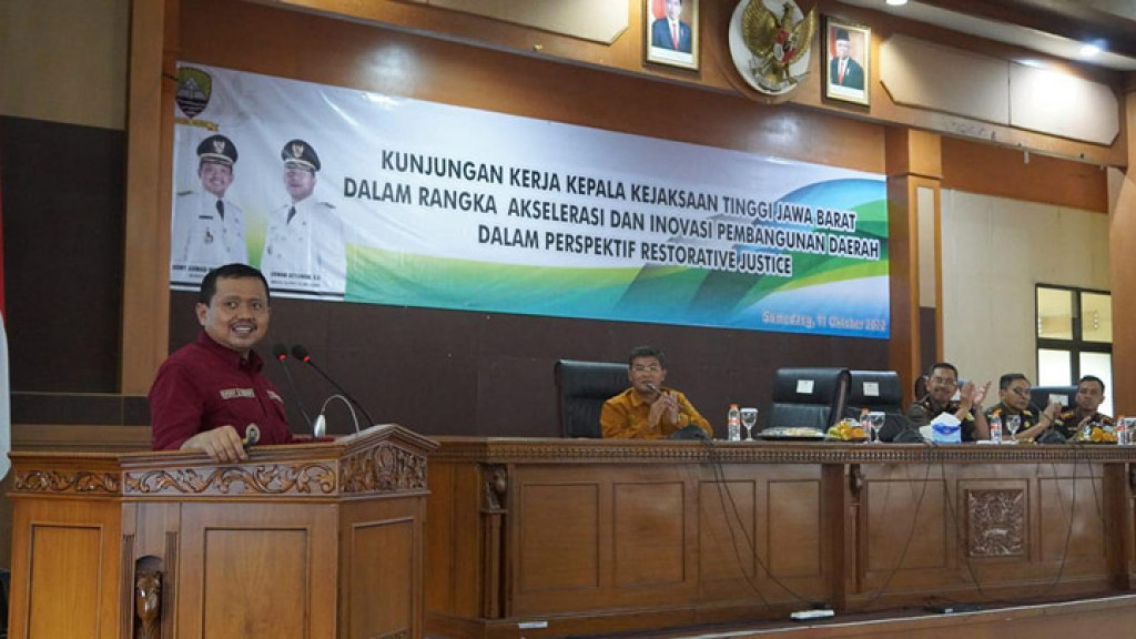 Bupati Sumedang, Berharap Kejaksaan Bisa Percepat Pembangunan Daerah