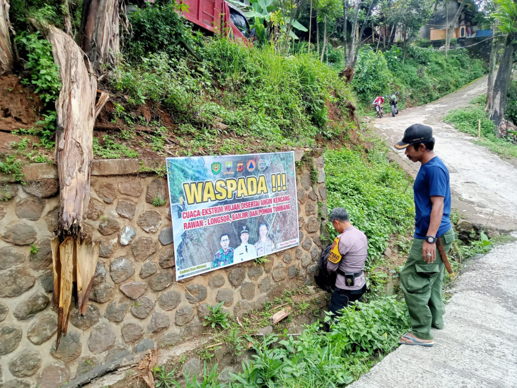 Masuki Musim Penghujan, Polres Sumedang Himbau Masyararakat Waspadai Potensi Bencana Alam