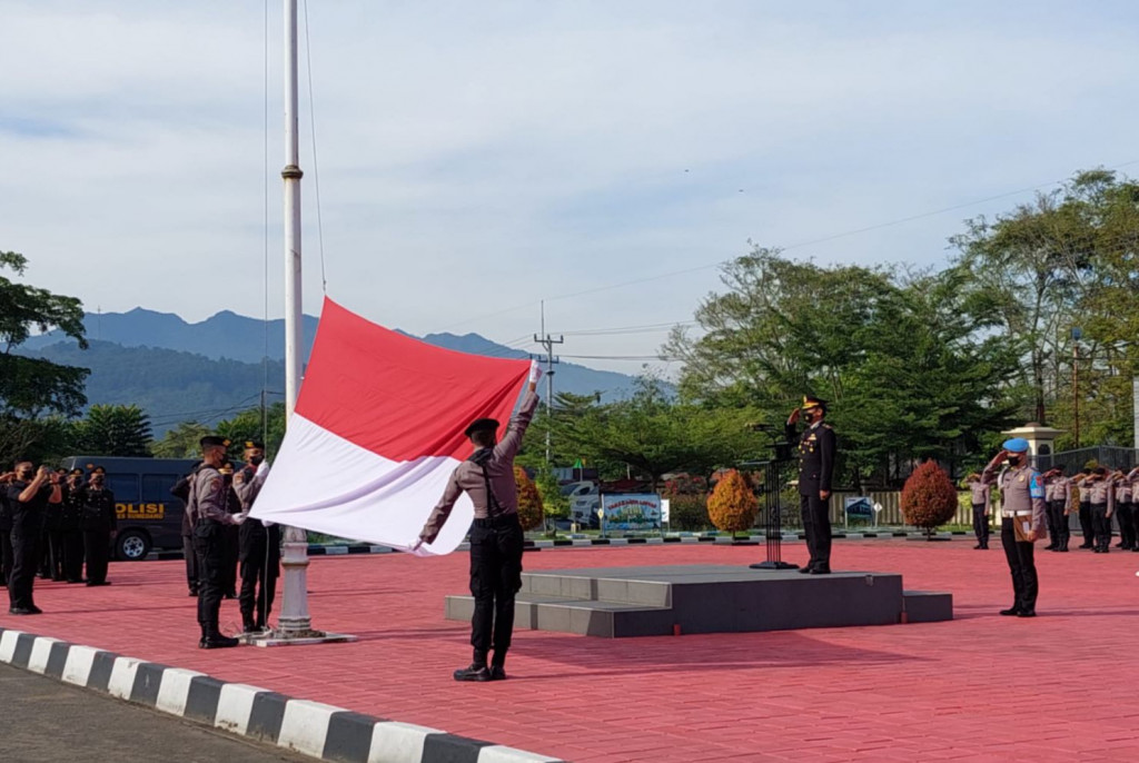 Polres Sumedang Laksanakan Upacara Peringatan Sumpah Pemuda ke 94