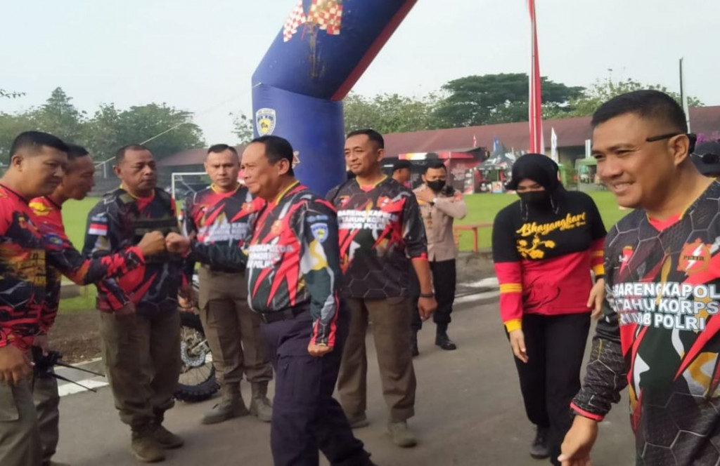 Memeriahkan HUT Brimob Ke 77, Polda Jabar Gelar Trail Adventure Gas Bareng Kapolda Jabar