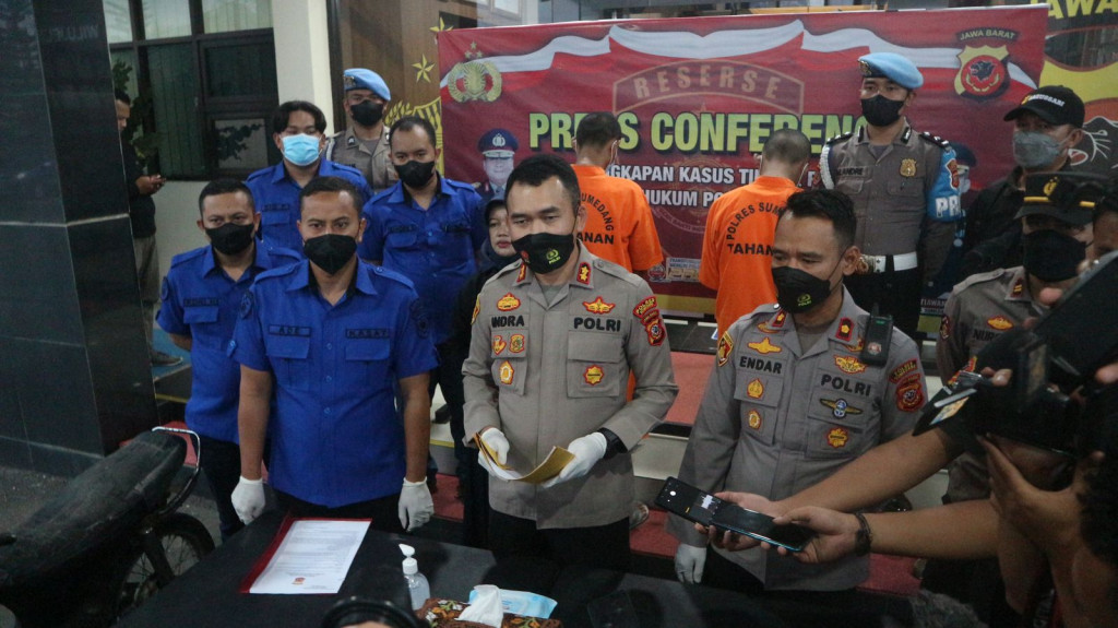 Polres Sumedang Gelar Press Release Pengungkapan Kasus Curanmor