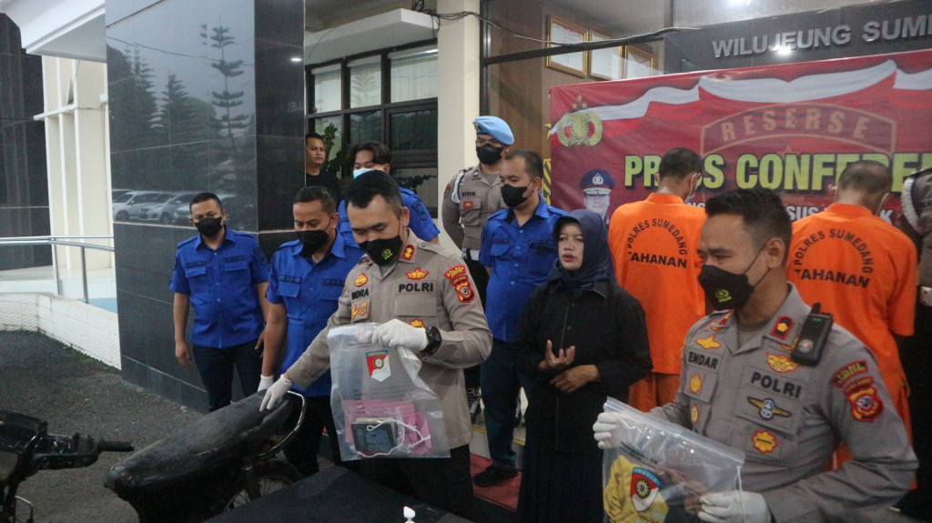 Polres Sumedang Gelar Press Release Pengungkapan Kasus Curanmor