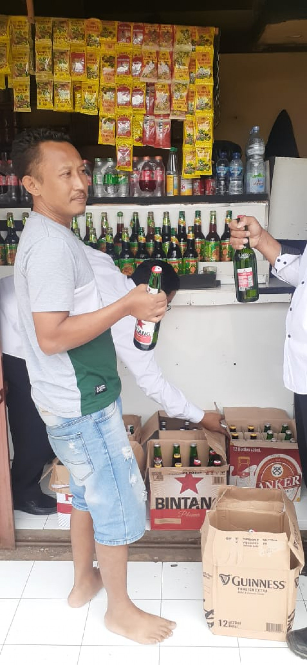 Jaga Kondusifitas, Polres Sumedang Lakukan Razia Miras