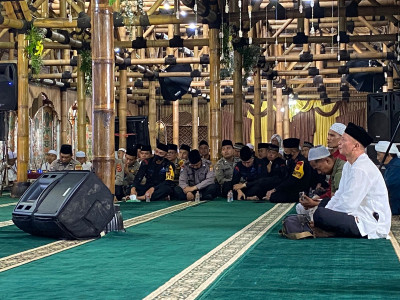 Kapolres Sumedang Hadiri Peringatan Maulid Nabi Muhammad SAW 1444 H DI Pontren Asy-Syifa