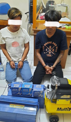 Polsek Ujungjaya Berhasil Amankan 2 Pelaku Pencurian