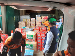 Bantuan Tahap Pertama Senilai Rp 25 Juta Disalurkan Baznas Sumedang ke Cianjur