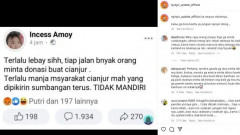 Parah! Wanita Ini Sebut Korban Gempa Cianjur Manja Minta Donasi Langsung Dirujak Warganet