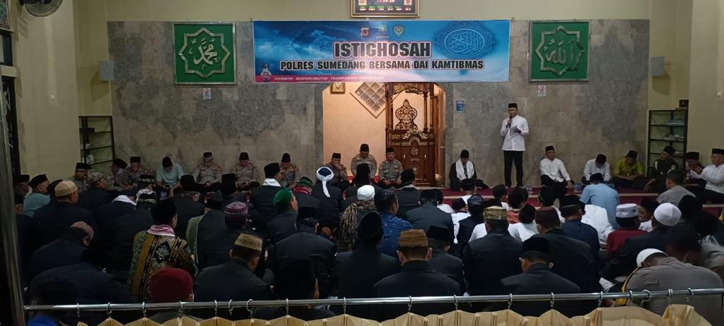 Polres Sumedang Gelar Istighosah dan Doa Bersama