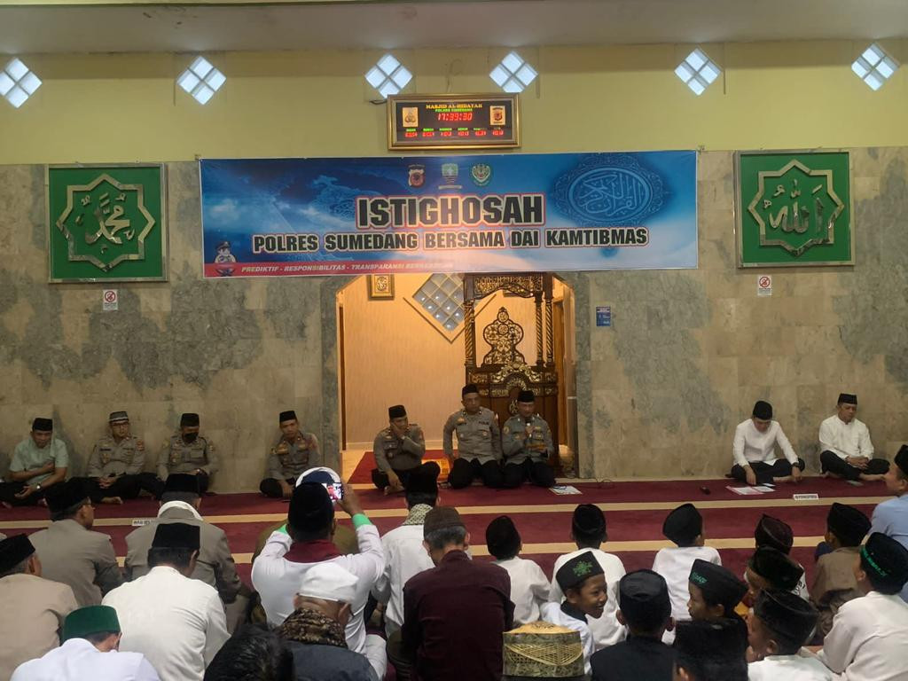 Polres Sumedang Gelar Istighosah dan Doa Bersama