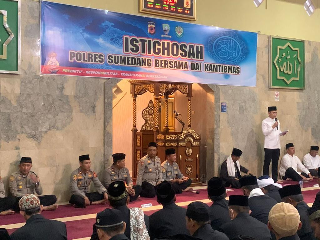 Polres Sumedang Gelar Istighosah dan Doa Bersama
