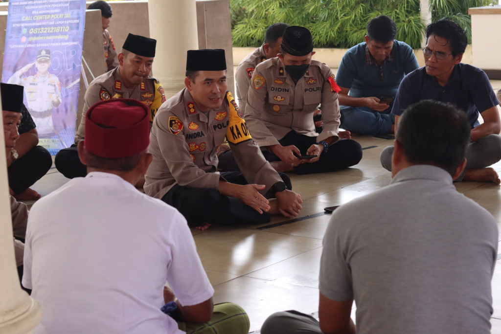Pemeliharaan Kamtibmas, Polres Sumedang Laksanakan Program Jumat Curhat