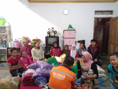 17 Orang Korban Gempa Cianjur Mengungsi Di Sumedang, Dapat Bantuan Dari Baznas
