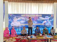 HUT POLAIRUD KE-72, Polres Sumedang Gelar Syukuran Di Cisema Waduk Jatidege.