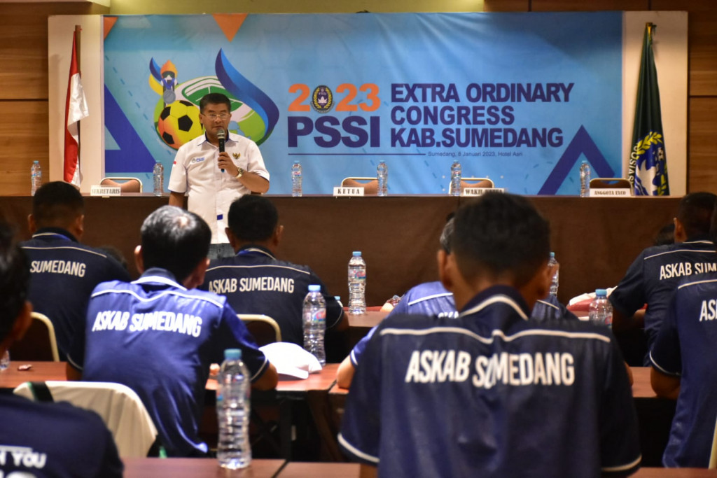 Wabup Sumedang Menaruh Harapan Besar kepada Pengurus Askab PSSI yang Baru