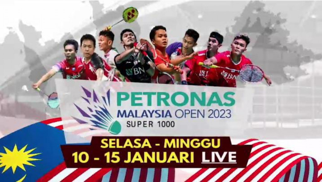 Catat! Beerikut Jadwal Pertandingan Wakil Indonesia di Babak Pertama Malaysia Open 2023