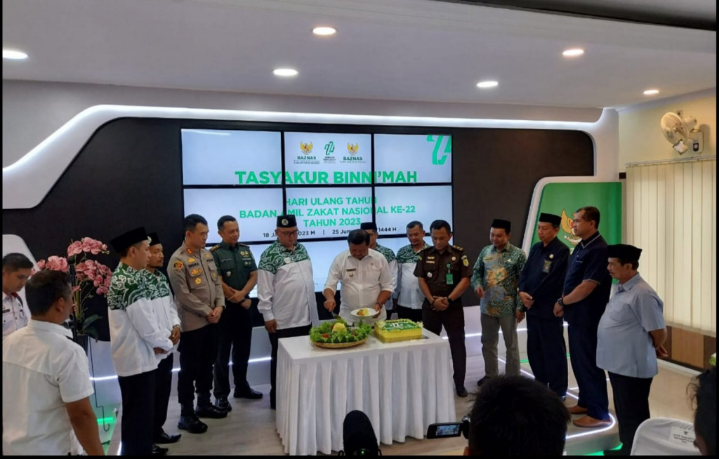 Kapolres Sumedang Hadiri Peringatan Milad Baznas Ke 22